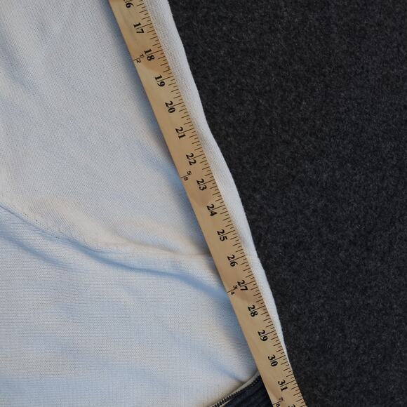 OSCAR DE LA RENTA Ivory Sweater Mens Ivory Sz XL 1/4-Zip Agryle Cotton Geek EUC - Picture 14 of 15